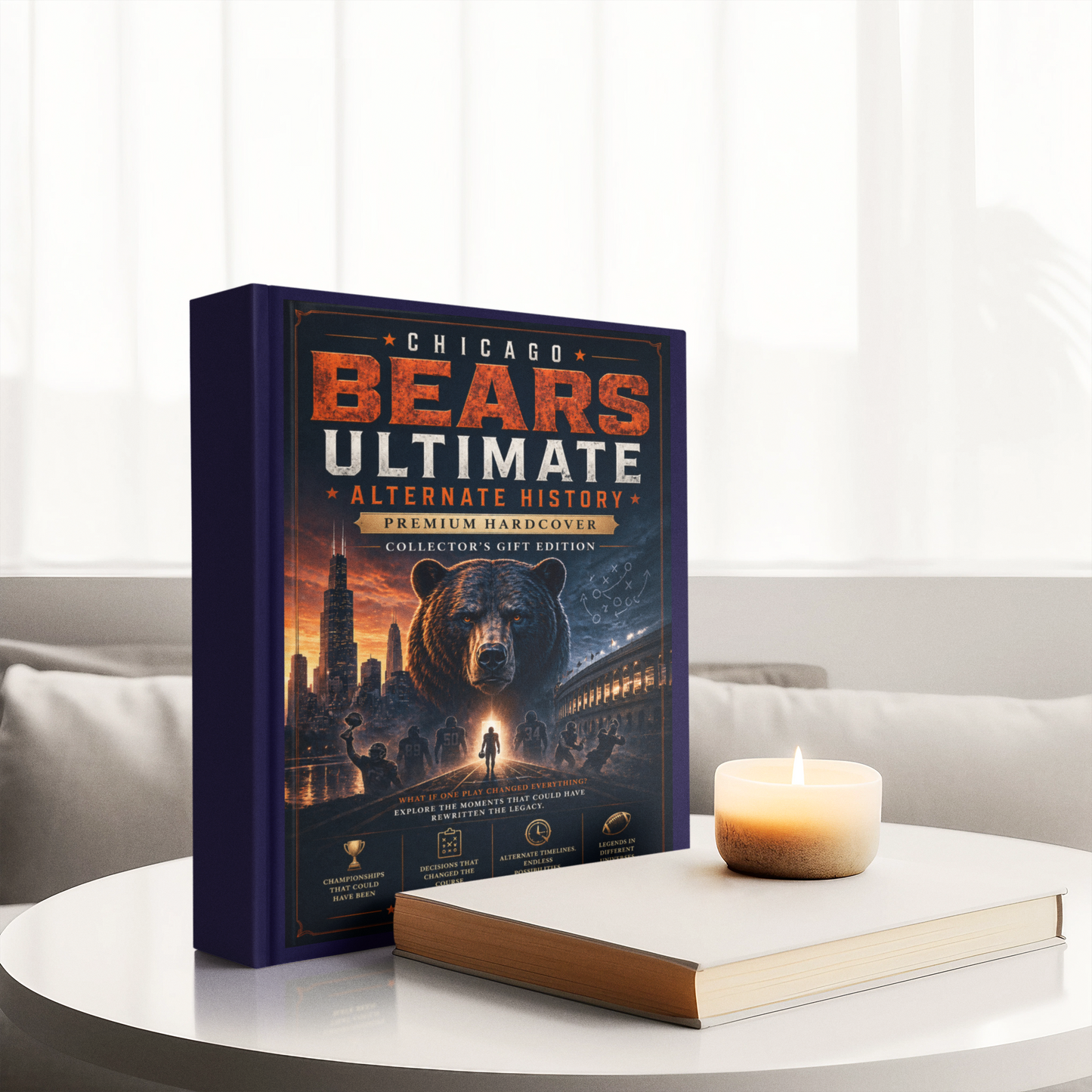 Chicago Bears Ultimate Alternate History Premium Hardcover Collector’s Gift Edition
