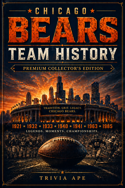 Chicago Bears Team History Premium Hardcover Collector’s Gift Edition
