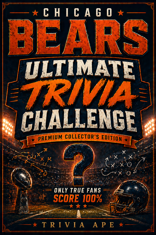 Chicago Bears Ultimate Trivia Challenge Premium Hardcover Collector’s Gift Edition