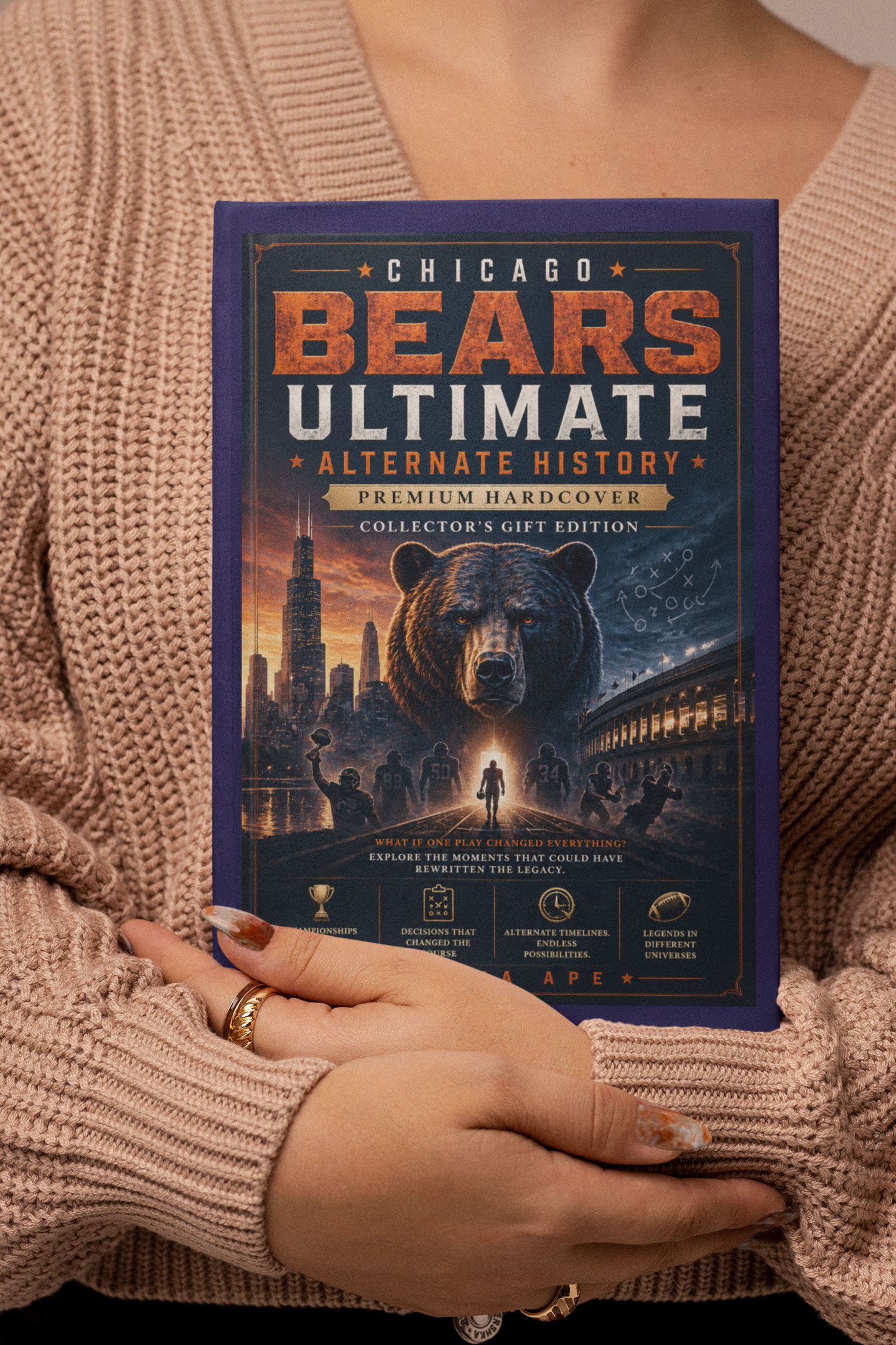 Chicago Bears Ultimate Alternate History Premium Hardcover Collector’s Gift Edition