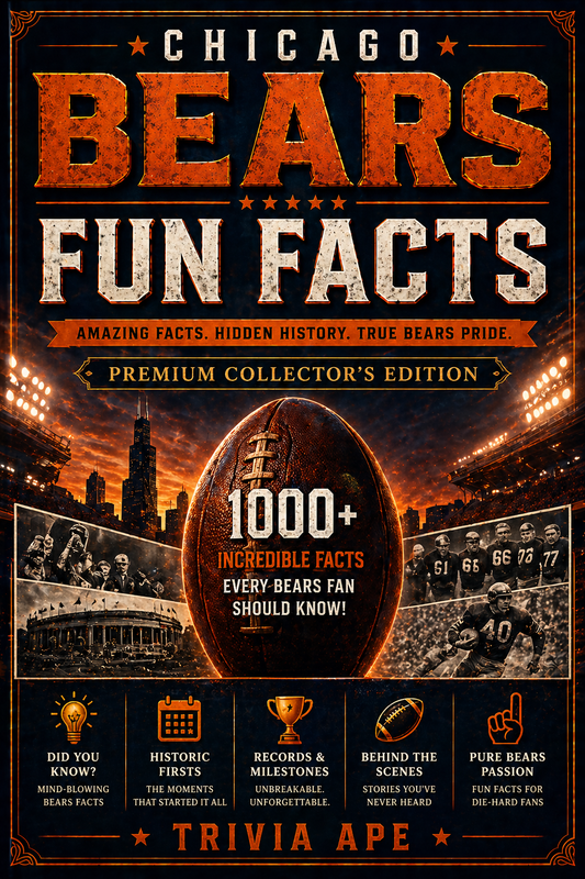 Chicago Bears Fun Facts & Stories Premium Hardcover Collector’s Gift Edition