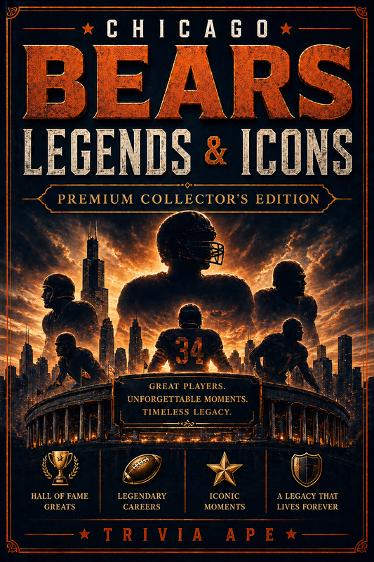 Chicago Bears Legends & Icons Premium Hardcover Collector’s Gift Edition