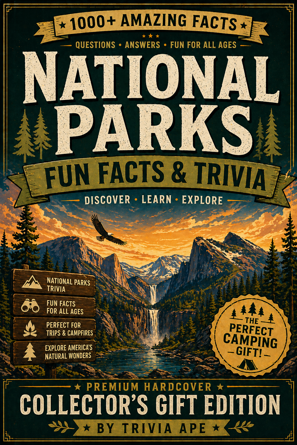 National Parks Fun Facts & Trivia – Premium Hardcover Collector’s Gift Edition