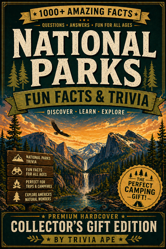 National Parks Fun Facts & Trivia – Premium Hardcover Collector’s Gift Edition